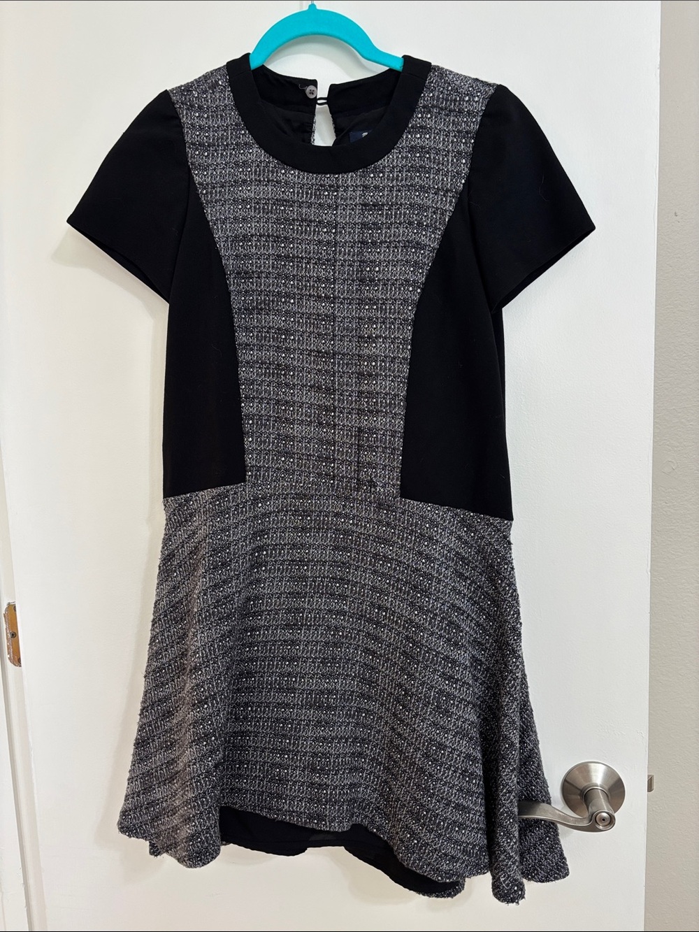 Madewell Black  Dress with Round Neck